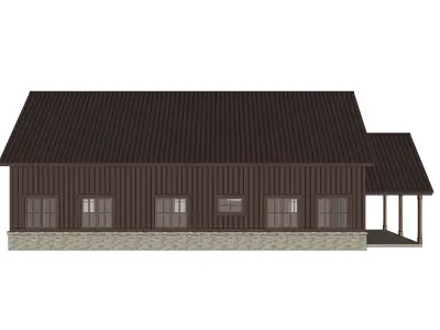 Barndominium House 005 -Archimple LLC 3D model