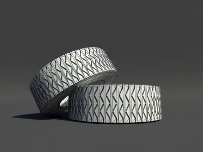 Tire - Games Ready - No Textures Low-poly 3D model