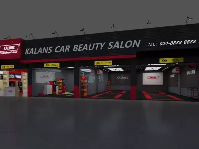 Car Wash 3D model