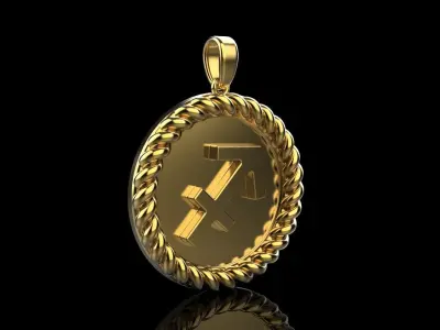 Zodiac sign Sagittarius model 858 3D print model