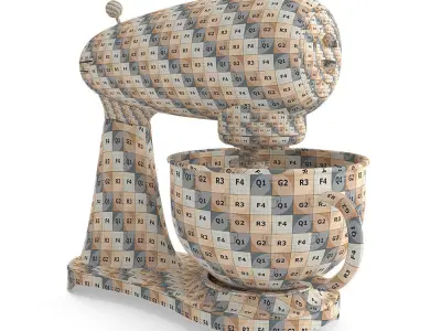 Generic Kitchen Mixer 3D model