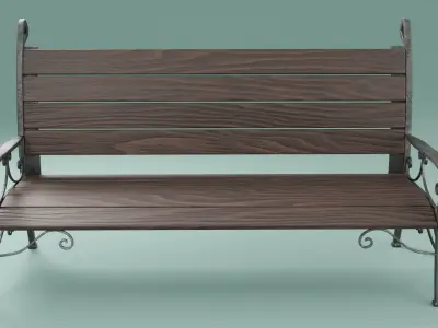 3D bench for print Free 3D print model