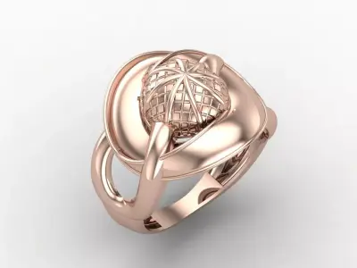 Plain Ring Women Ready STL 3DM Models Womens Rings 3D models 3D print model 39