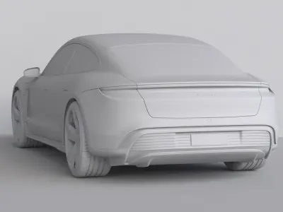 2025 Porsche Taycan 3D model