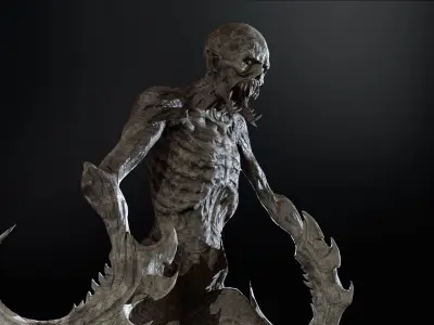 MutantZ3 Low-poly 3D model