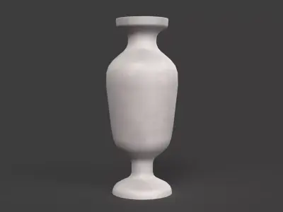 Decorative Vase Low-poly 3D model