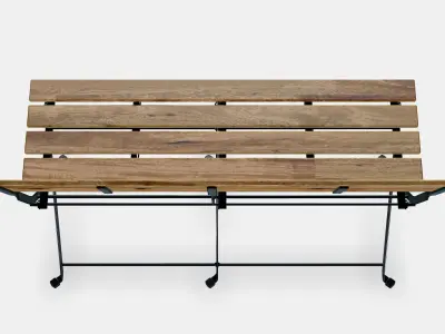 TARNO Bench outdoor Low-poly 3D model