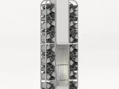 AK47 Design Thor Fireplace 3D model