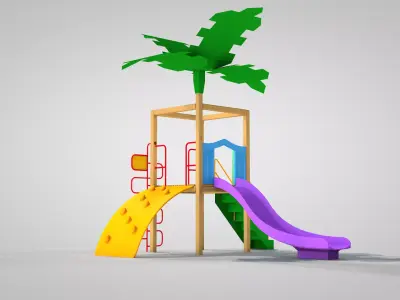 Playground Tree 3D model