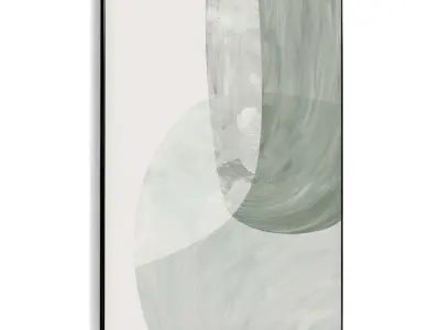 Plaster Two Photo Frame 464 Low-poly 3D model