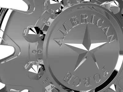 AMERICAN FORCE N10 COMMANDER DRW WHEEL 3D print model