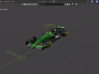 SAUBER KICK C45 2025 3D model