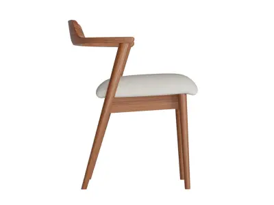 Bentwood Dining Armchair 3D model