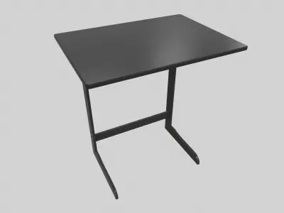Table with glass top 3D model
