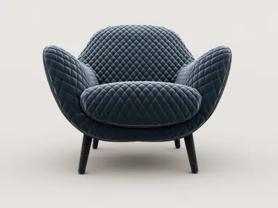 Poliform Mad Queen Armchair Free 3D model