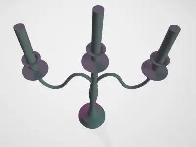 candlestick candle holder Free 3D model