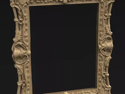 Frame Relief 7 3D Model 3D print model
