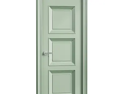 Modern interior door 18 3D model