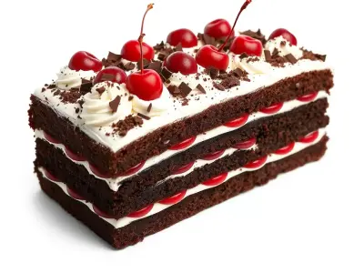 Cherry Chocolate Cake model pack Low-poly 3D model