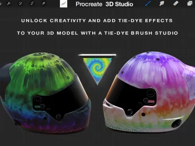 Procreate 3d Model - Bell Helmets 3D model