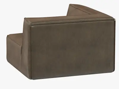 RH Modern Como Modular Corner Chair 3D model