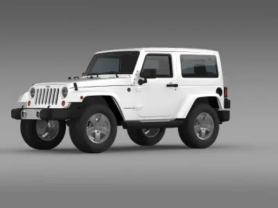 Jeep Wrangler 2011 3D model