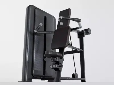Shoulder Press Machine 3D model