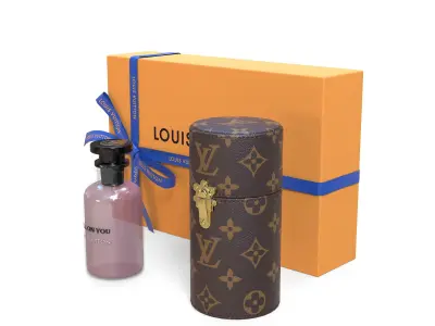 Louis Vuitton LV Travel Spell On You Parfum set Low-poly 3D model