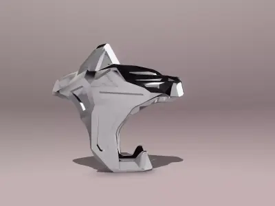 Black tiger 3D model