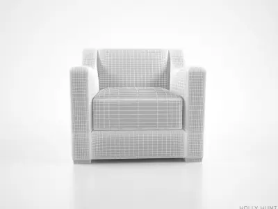 Holly Hunt Racer Armchair 3D model