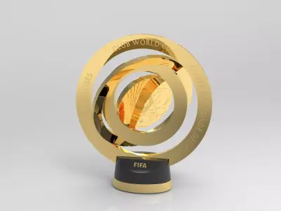 FIFA Club World Cup USA 2025 Trophy  High-Detail 3D Model 3D print model