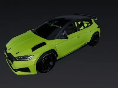 Elegant and Classic Car 3d model Low-poly 3D model