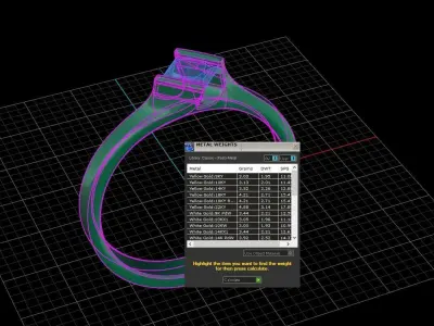 Unique Princess Ring 3D print model