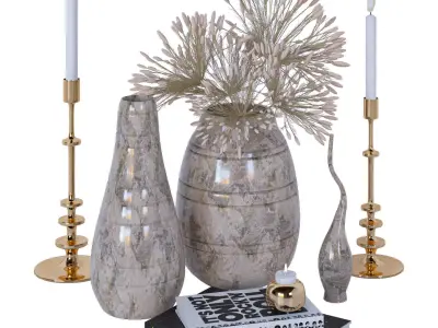 decorative set 51 3D model purchase
