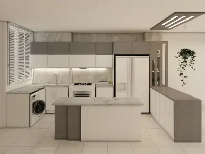 Modern kitchen  3D model