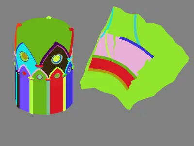 Stone Nagisen Grassland - Remaining Building 02 3D model