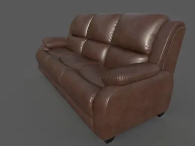 leather sofa 3D model order