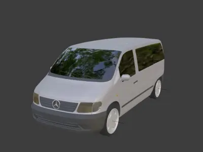 Mercedes-Benz-v class 1996 3D model