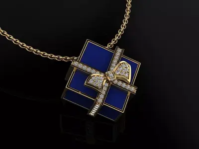 Gift Pendant 3D print model
