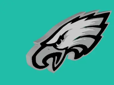 Philadelphia Eagles Team Logo 3D model