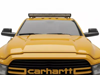 Carhartt Edition Heavy Duty Pickup Truck Low-poly 3D model