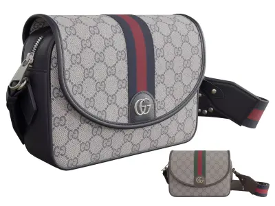 Gucci Ophidia Monogrammed Mini 3D model