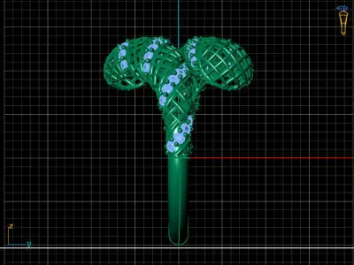 Two Head Women Ring 3DM Womens Ring 3d models 3D print model 3D print model 2
