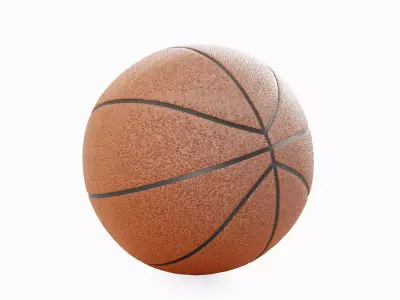 Basketball Ball 4K 01 3D model