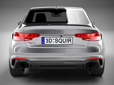 Audi RS4 Sedan 2020 3D model