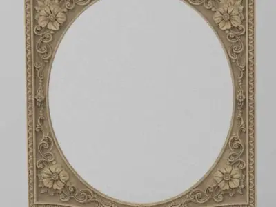 3d mirror frame 3D model