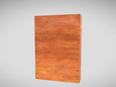 Wooden Showcase 3D model