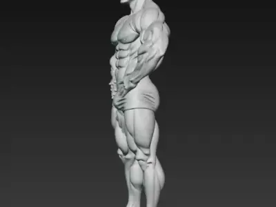 Bodybuilder Man 01 3D print model
