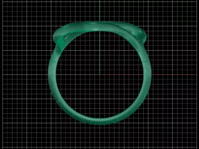 Minimal Abstract Ring 50 3D print model