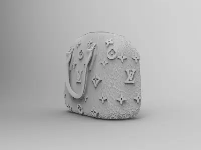 Louis Vuitton Planter Vase Bag 3D Printing  3D print model